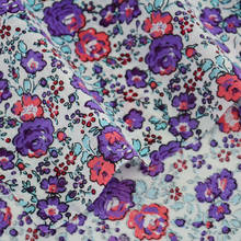100% Cotton Plain Fabric Flowers Printed Patchwork Fat Quarter Garment Dress Tilda Doll Art Work Cloths for Geginner's Practice 2024 - compre barato