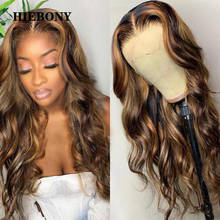 Highlight 1b27 Lace Front Human Hair Wigs with Baby Hair Brazilian Loose Wave 13x6 Highlight Wavy Lace Front Wigs Bleached Knots 2024 - buy cheap