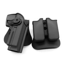 Funda de Roto de retención de polímero táctico con doble funda magnética para Beretta 92 96 M9, accesorios de pistola de protección para exteriores 2024 - compra barato