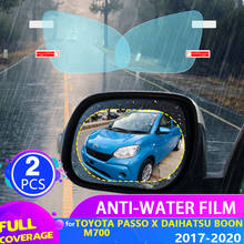 Película de espejo retrovisor de coche para Toyota Passo X Moda Daihatsu Boon M700 2017 ~ 2020, cubierta completa, pegatina antiniebla a prueba de lluvia, accesorios 2024 - compra barato