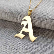 Carmen Electra Style Initial Pendant Collier CustomPersonalized Old English Letter Necklace Number Choker Christmas Gift Jewelry 2024 - buy cheap