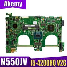 New For Asus N550J N550JK N550JV Q550JV G550JK G550JV mainboard N550JX Laptop Motherboard I5-4200HQ V2G  GTX750 2024 - buy cheap