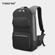 Tigernu-Mochila escolar antirrobo de alta calidad para hombre, morral para ordenador portátil de 15,6 pulgadas, con carga USB 2024 - compra barato