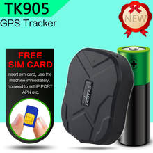 Rastreador GPS para vehículos y motocicletas, Rastreador con imanes impermeables, batería de 5000mAh, Rastreador vehicular GSM, 2G, Tk905 2024 - compra barato