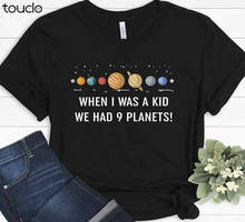 Camiseta planetas do espaço engraçado, astronomia, nerd, presente para planetas, pluto 2024 - compre barato