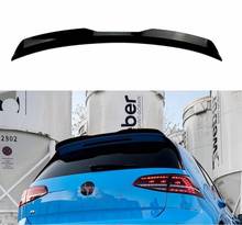 Spoiler de teto traseiro estilo maxton fibra de carbono, preto brilhante, para volkswagen golf 7/7.5 gti r 2013-2018 2024 - compre barato