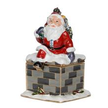 Christmas Gift Christmas Trinket Box Santa Claus on Chimney Jewelry Box 2024 - buy cheap