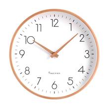 Nordic Modern Wall Clock White Solid Wood Creative Silent Wall Clocks Home Decor Bedroom Watch Wall Decorations Living Room Gift 2024 - buy cheap