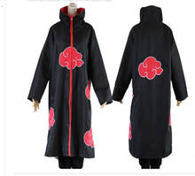 Hot Sale Anime Naruto Akatsuki /Uchiha Itachi Cosplay Halloween Christmas Party Costume Cloak Cape 2024 - buy cheap