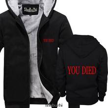 dark souls Gaming hoodie video game Men thick hoody souls you died Casual from software dark souls 3 thick hoodys sbz3271 2024 - buy cheap