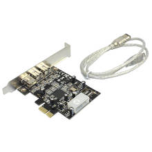 PCIE Combo 3 порта 2x 1394B 9Pin + 1x 1394A 6Pin PCI-Express адаптер контроллера расширения IEEE 1394 B + A для FireWire 800 2023 - купить недорого