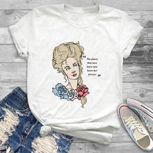 100% cotton Marie Antoinette T Shirt Harajuku Style France Marie Classic Shirt 2024 - buy cheap