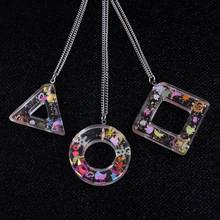 vestone New  fresh and lovely new necklace Sweater Pendant   Ethnic Travel Jewelry  Solidified Time Resin Handbag Pendant 2024 - buy cheap