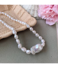 New fashion natural freshwater pearls irregular 15-24MM Baroque pearl  8-10MM necklace 2024 - buy cheap