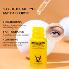 HOT SALE Vitamin C Brighten Eye Serum Whitening Anti-Aging Remove Dark Circles Fades Fine Lines Anti-Wrinkle Serum Skin Care 2024 - buy cheap