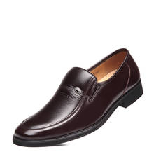 Мужские классические туфли без застежки NXY, черные, коричневые Формальные туфли для офиса, размеры 6-10, лето 2019 2024 - купить недорого