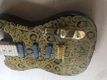 Electric guitar / Jinhua black high end Guitar / gold accessories / China Electric Guitar 2024 - buy cheap