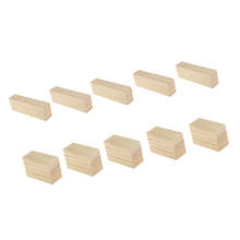 Paquete de 100 paneles de madera de pino para manualidades, tablero de construcción de 6mm de espesor, 4cm de ancho, 10/20cm de longitud 2024 - compra barato