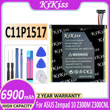 KiKiss-batería Original de alta capacidad para tableta, dispositivo de 6900mAh, C11P1517, para ASUS ZENPAD 10, Z300M, Z300CNL, 6B, P00C, PC 2024 - compra barato