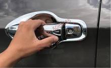 High quality New Chrome Car Side Door Handle Cover Trim With SMART Keyhole For Nissan Qashqai J11 2015 2016 8pcs 2024 - buy cheap