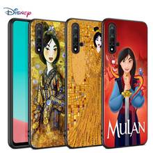 Black Soft Cover Mulan Princess For Huawei Nova 8 7 6 SE 5T 7i 5i 5Z 5 4 4E 3 3i 3E 2i Pro Phone Case 2024 - buy cheap