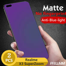Защитное стекло для Realme X3 SuperZoom, матовое, с защитой от синего света, 2 шт./лот 2024 - купить недорого
