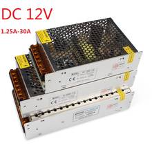 12 Volt Power Supply 1.25A 2A 3A 5A 8.5A 10A 15A 20A 30A Switching Power Supply 220V to 12V AC-DC SMPS for LED Strip Switch 2024 - купить недорого