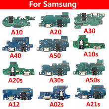 USB Charger Dock Connector Charging Board Port Flex Cable For Samsung A10 A10S A20 A20S A21S A30 A30S A40 A50 A50S A12 A02s A02 2024 - buy cheap