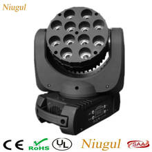LED Beam Moving Head Light 12x12W RGBW Quad 0-100% Linear Dimming Beam DMX Stage Effect Lighting Wedding Party Lights  LED Lamp 2024 - buy cheap