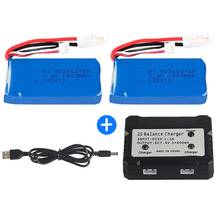 V262 RC Peças Sobressalentes De Helicópteros 7.4 V 850 mAh Li-Bateria li-pol Baterias De Reposição Profissional 2pcs005912 2 pçs/lote Frete grátis 2024 - compre barato