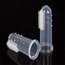 6 pçs/set ambientalmente amigável silicone manga dedo dedo escova de dentes escova de dentes oral ferramenta de limpeza do animal de estimação do cão do gato do cão 2024 - compre barato