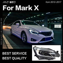 AKD-faros delanteros LED para coche Toyota Mark X, DRL Hid, Bi Xenon, accesorios para automóviles, nuevo Reiz, 2013-2017 2024 - compra barato