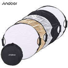 Andoer 110cm 5in1 Round Collapsible Multi-Disc Portable Circular Photo Photography Studio Video Light Reflector 2024 - buy cheap