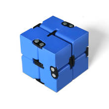 Бесконечно меняющийся магический куб, креативный пластиковый складной куб, игрушка для аутизма и СДВГ, помощь, фокус, тревога, стресс, подарок 2024 - купить недорого