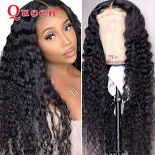 Deep Wave 4x4 Lace Closure Wig Brazilian Human Hair Wigs Remy Hair Lace Closure Human Hair Wig For Women 150% Density QUEEN Hair 2024 - buy cheap
