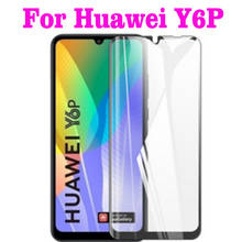 Funda completa de vidrio templado con pegamento para Huawei Y6P 2020, película protectora de pantalla para Huawei Y6P 2020, vidrio 2024 - compra barato