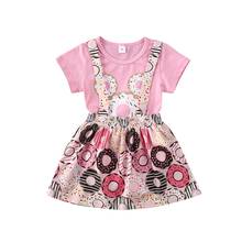 6-24M   Newborn Baby Girl Romper Bodysuit Bib Skirts Dress Clothes Outfit Set 2024 - buy cheap
