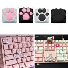 Personality Customized ABS Silicone Kitty Paw Artisan Paws Pad Keyboard keyCaps for cherry MX Switches W8ED 2024 - buy cheap
