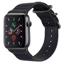 Ремешок спортивный для apple watch 5 band 44 мм 40 мм, нейлоновый браслет для iwatch 4 3 2 42 мм 38 мм, мужской и женский 2024 - купить недорого