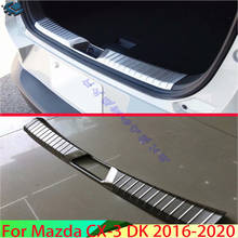 For Mazda CX-3 DK 2016-2020 Car Accessories Stainless Steel Rear Trunk Scuff Plate Door Sill Cover Molding Garnish 2017 2018 2024 - buy cheap