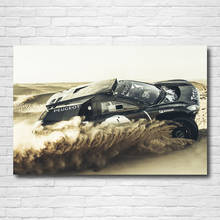 Pintura moderna peugeot dkr16 dakar rali corrida offroad esporte posters quadros da arte parede lona para casa decoração do quarto 2024 - compre barato