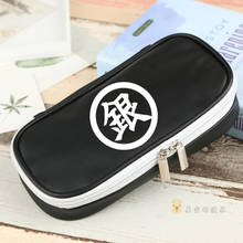 GINTAMA Cosplay PU Leather Cosmetic Makeup Bag Student School Pen Pencil Case Storage Bag Gift 2024 - buy cheap
