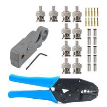 1Set Coax Rf/Bnc Crimp Tools for Rg58 / Rg59 / Rg6 with 10Pcs Bnc Plug Crimp Connector Set 2024 - buy cheap