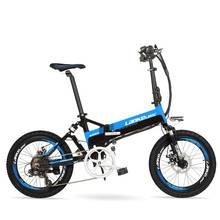 Bicicleta elétrica dobrável para adultos, duas rodas, mini bicicleta elétrica 20 drive, com freio a disco mecânico, 2 rodas 2024 - compre barato