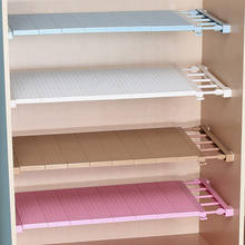 New Adjustable Closet Organizer Storage Shelf Space Saving Wardrobe Layering Decorative Shelves Cabinet Holders Kitchen Rack 2024 - buy cheap