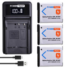 PowerTrust NP-BN1 NP BN1 battery +LED USB Charger for Sony DSC TX9 T99 WX5 TX7 TX5 W390 W380 W350 W320 W360 QX100 W370 W730 W150 2023 - buy cheap