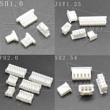 Conector de paso SH 1,0 JST 1,25 PH 2,0 XH 2,54mm, 2/3/4/5/6/7/8/9/10/11/12/13/14/15, 50 Uds./Carcasa de Pin 16P 2024 - compra barato