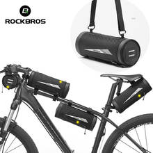 ROCKBROS Bicycle Frame Bag Waterproof Front Tube Bicycle Bag Handlebar Basket Pack Cycling Front Bag Storage Bike Accessories 2024 - buy cheap