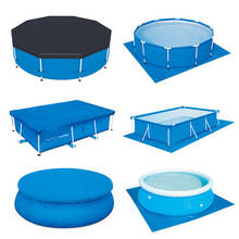 Intex tampas de piscina pe grosso genuíno tecido encerado quadrado redondo à prova drainágua à prova drainágua pano poeira capa almofada pano 2024 - compre barato