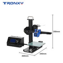 Tronxy-impresora 3D X1, polea guía lineal, soporte de impresión de tarjeta SD, pantalla LCD, alta precisión, 0,1-0,4mm, imprimante fuera de línea 2024 - compra barato